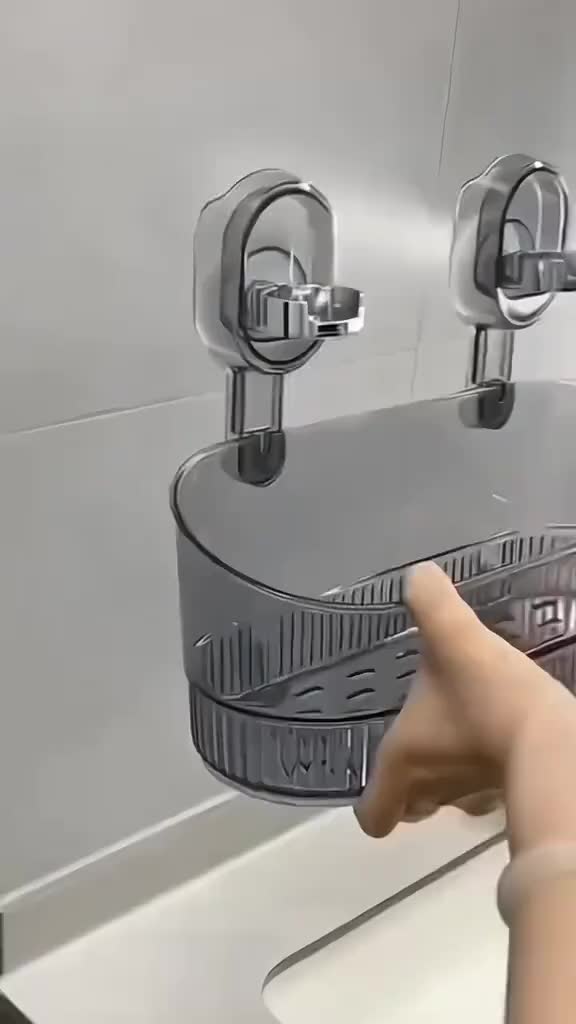 YH Penyimpanan Cangkir Hisap Dengan Kait Sistem OneTouch Pasang 3 Detik Material Premium Tahan 5kg Desain Modular Tinggi Adjustable Multi Permukaan Cocok Keramik Kaca Logam Organizer Mandi Tanpa Bor Rak Kuat Produk Praktis suction  cup  storage  rack