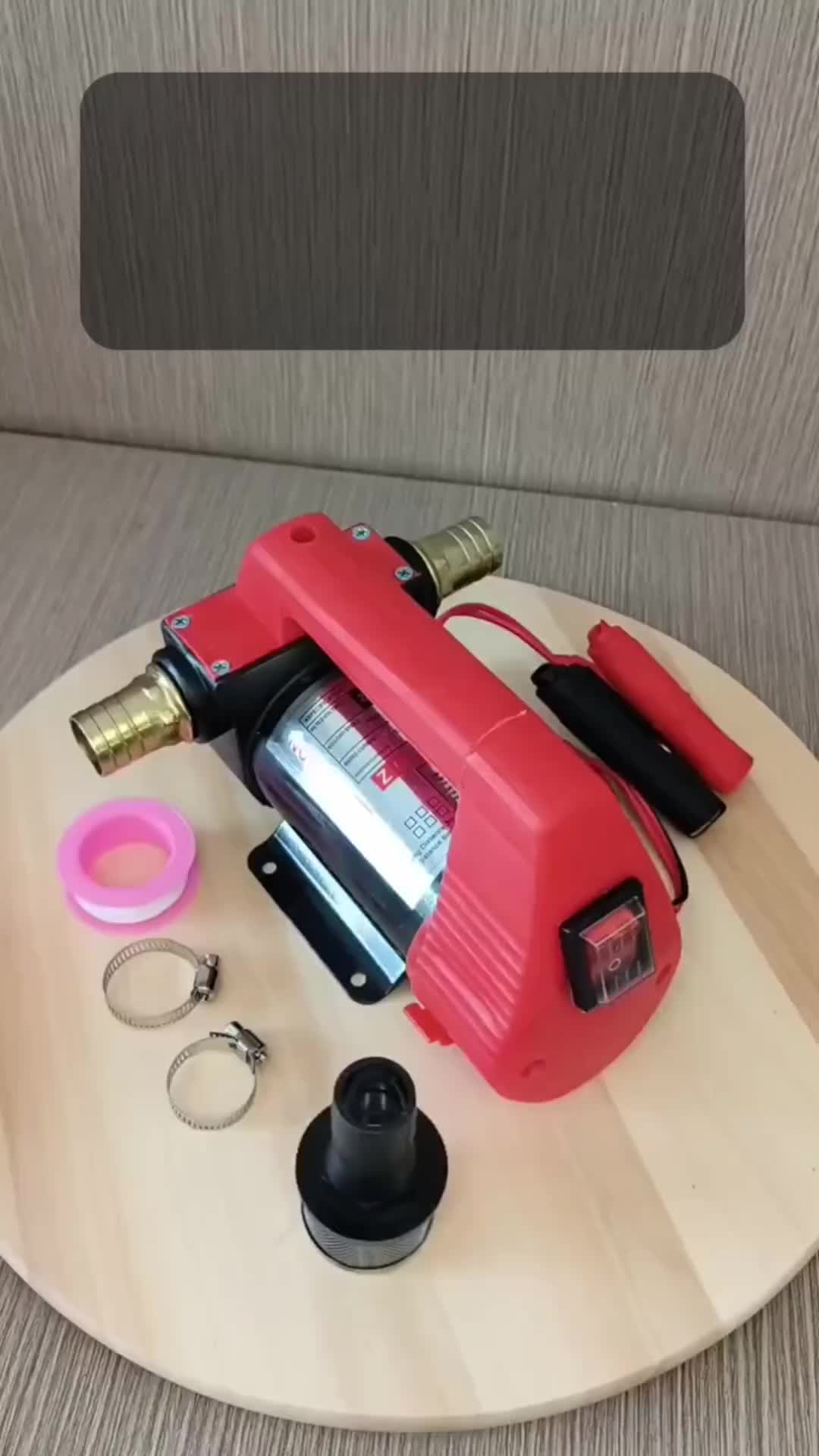 Pompa Solar DC 12 Volt Mesin Sedot Minyak Oli Air 12V Oil Transfer Pump