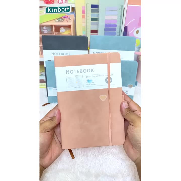 Kinbor 100 Lembar Notebook A5 A6 buku catatan/ Buku tulis agenda tali Paper Stationery