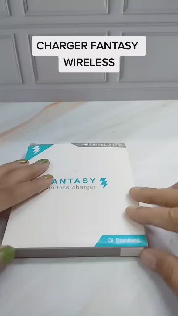 WIRELESS CHARGER FANTASY TEMPEL UNTUK SEMUA MERK HANDPHONE  charger tempel canggih tanpa kabel charger fast charging charger wireless casan magnet tempel charger hp wireless original casan hp original