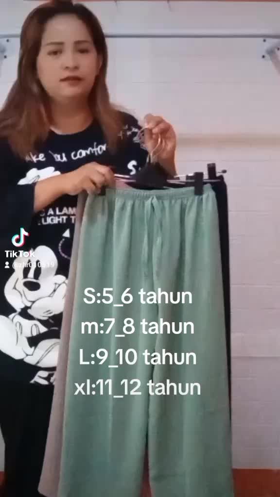 celana kulot anak 3-12 tahun pakaian fashion