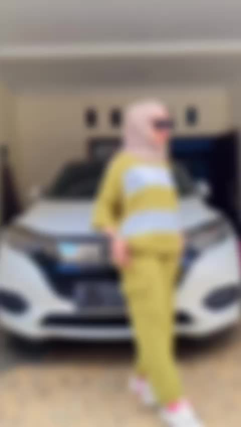 ALFAZZA ZIZE SET CARGO BLASTER Wanita Crinkle Airflow Polos Baju Setelan Bawahan Cargo Panjang