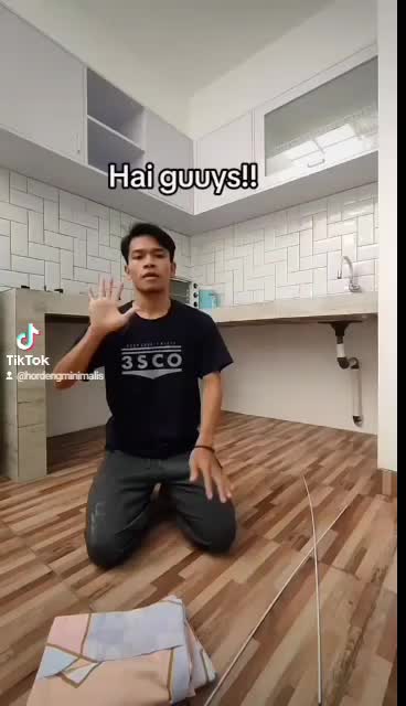 Gorden Aesthetic Kolong Dapur Bahan Kain Mikrotex Bisa Riques Potong Tinggi