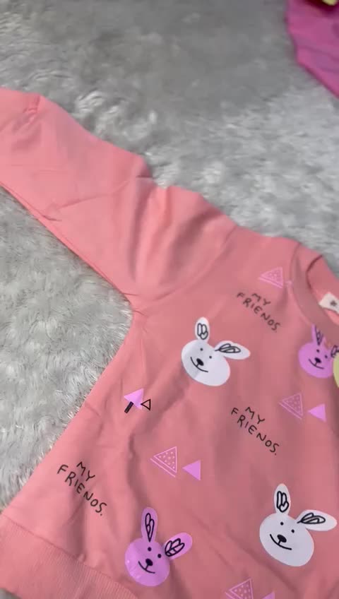 Sweater Anak Perempuan Import Usia 6 Bulan-3 Tahun - Bahan Katun Teri - Motif Lucu - Crew Neck - Kaos Bayi Panjang Tangan Santai - Hemat Baju Fashion bayi dan anak anak