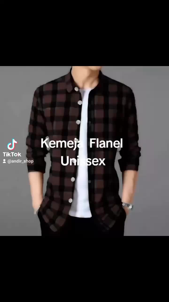 Kemeja panel premium cowok/cewek lengan panjang baju distro Slim-fitting Hitam Putih putih kemeja kemeja pria lengan panjang kemeja lengan panjang kemeja kotak kotak kemeja flanel pria lengan panjang atasan pria pakaian Formal Nyaman Lembut Casual Kerah