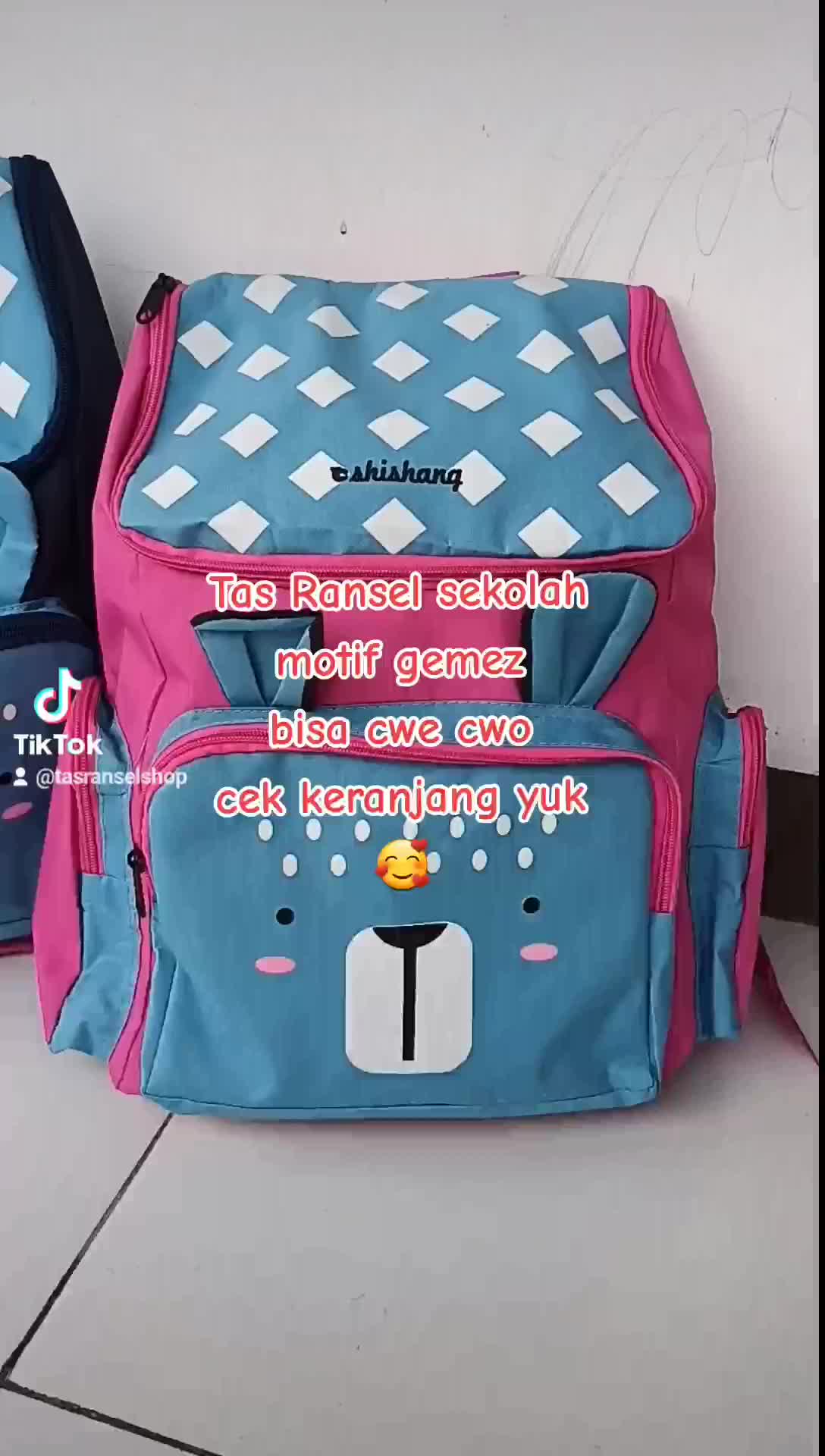 Tas Ransel Anak Tas Sekolah  Anak TK SD Motif Beruang Tas Punggung karakter kekinian Terbaru Fashion