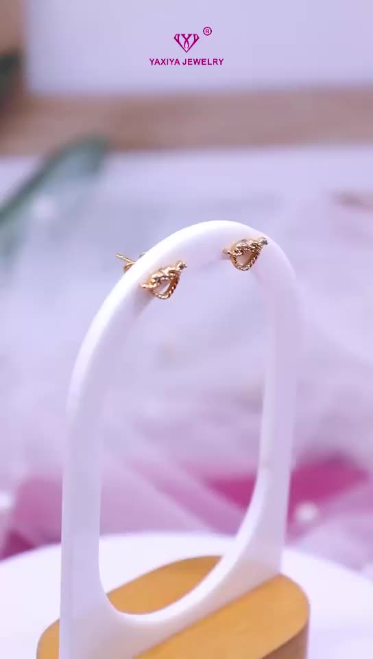 Yaxiya Anting Tusuk Wanita Motif Love Aksesoris 149