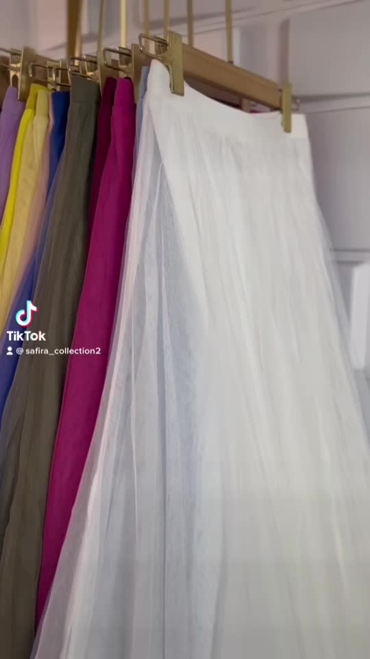 Rok Tutu Maxi 3 Lapis Panjang Pecah 10 | melar wanita