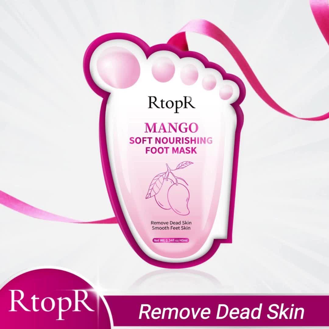 RtopR 【BPOM】 Foot Peeling Mask Masker Kaki 1Pair/Pelembab Pengelupasan kulit Pedikur Pembaharuan Menghilangkan Kulit Mati Kaus Kaki Tumit Mengupas Perawatan Kaki