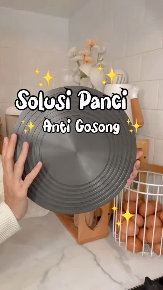 [10.10 SALE] TEXANIA Plat Alas Panci Anti Gosong / Plat Panci / Tatakan Panci Tebal Murah Diameter 24cm