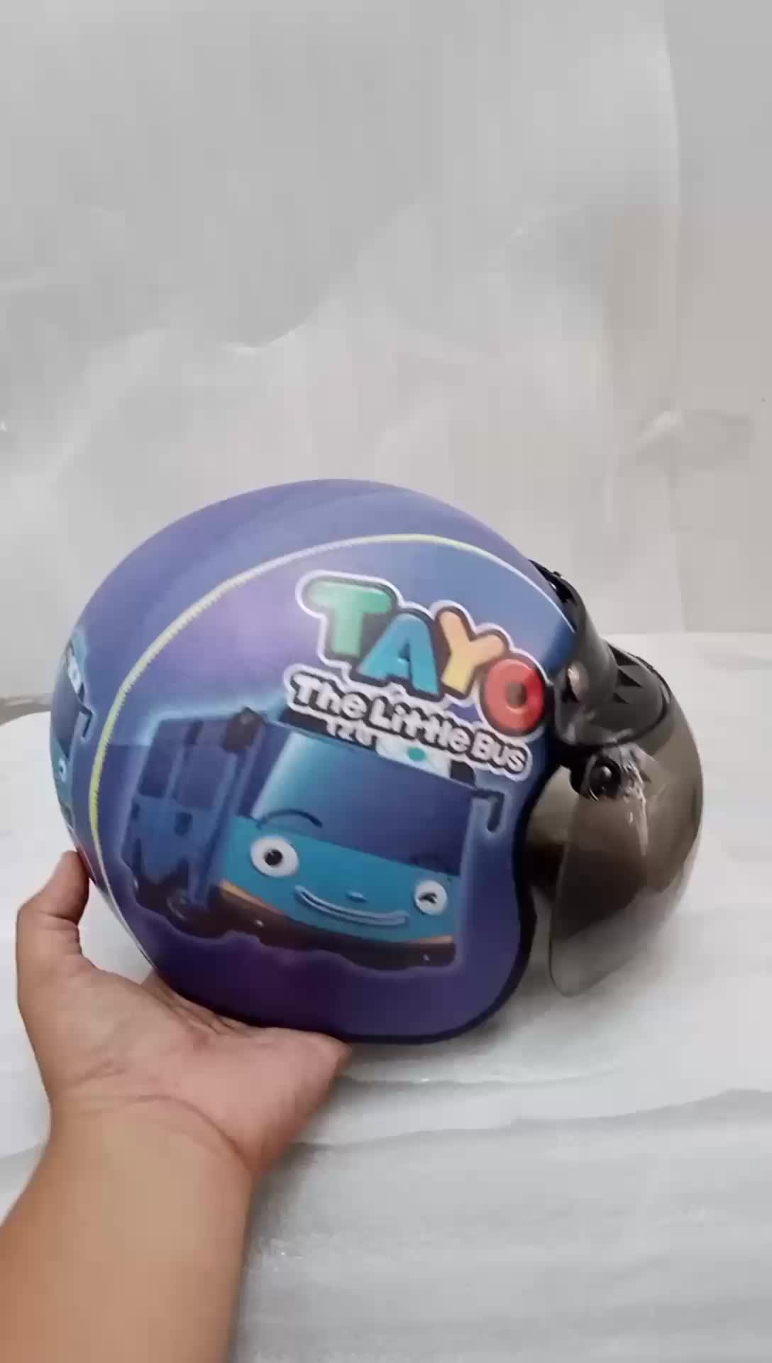 Moeza Helm Bogo Classic Anak Motif Lucu Kaca Cembung Aksesoris Motorcycle