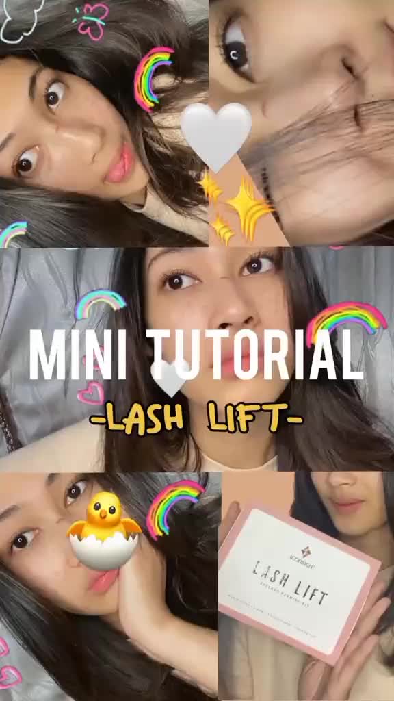 iconsign Komplit Paket Lashlift / Free Silikon Keriting bulumata / Eyeliner Mascarawand Bibir Kering Icon sign Lash Lift Pengeriting