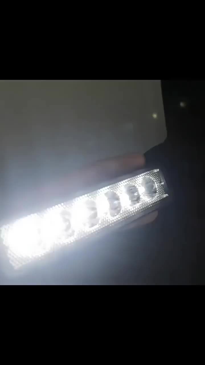 Lampu Tembak Sorot LED 6 Titik Mata CWL Bar Cree Offroad Motor Mobil Work Light 18W 18 Watt 18Watt
