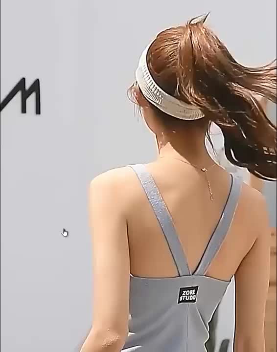 Topi Zumba Wamnita Bahan Rajut Korea Topi Senam Lari Bolong Tengah Olahraga Outdoor