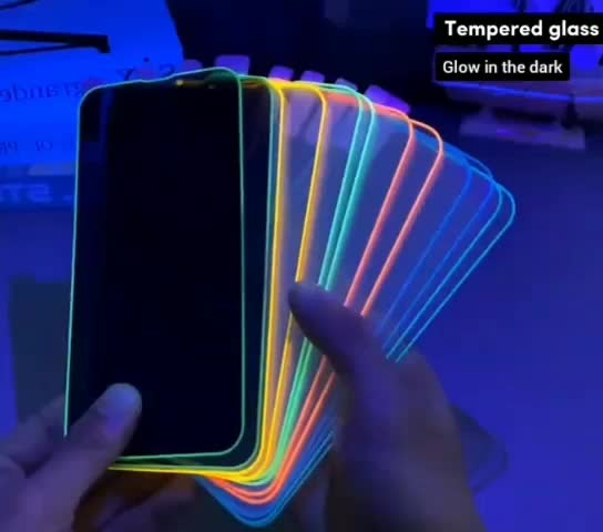 TEMPERGLASS GLOW NEON LUMINOUS 0PP0 A11K A16 A52 A53 A54 A72 A76 A1K A3S A5/A92020 A57 2022 A15 A15S A92 A31 2020 R3N0 3 4 4F 5 5F A91 F7 ANTI GORES KACA GLOW IN THE DARK