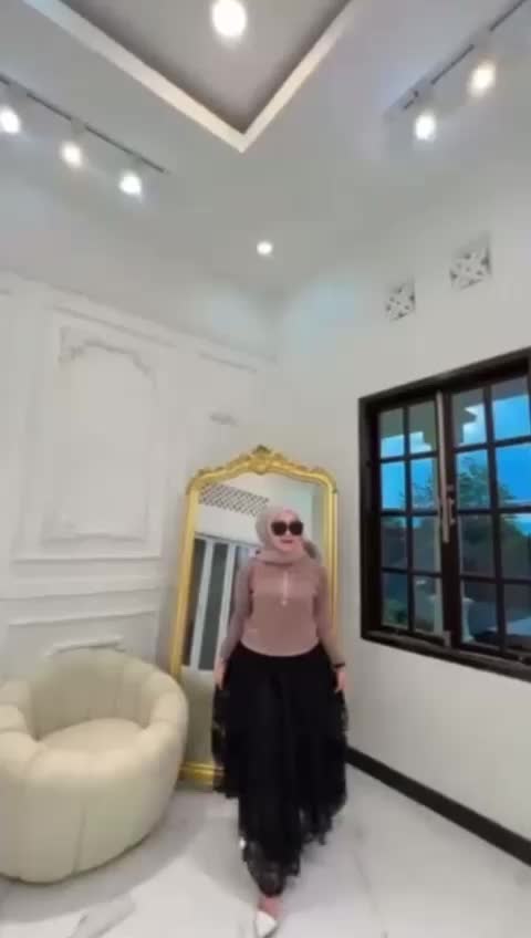 TK.GUNAMULIA - ROK RENDA IMPORT GOLD BIS- black only