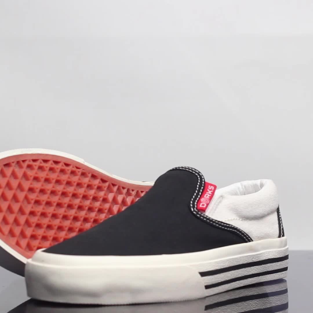 Sepatu Dorks - Slip on X-pass Sepatu Sneakers Kasual Sepatu Sekolah Pria Wanita