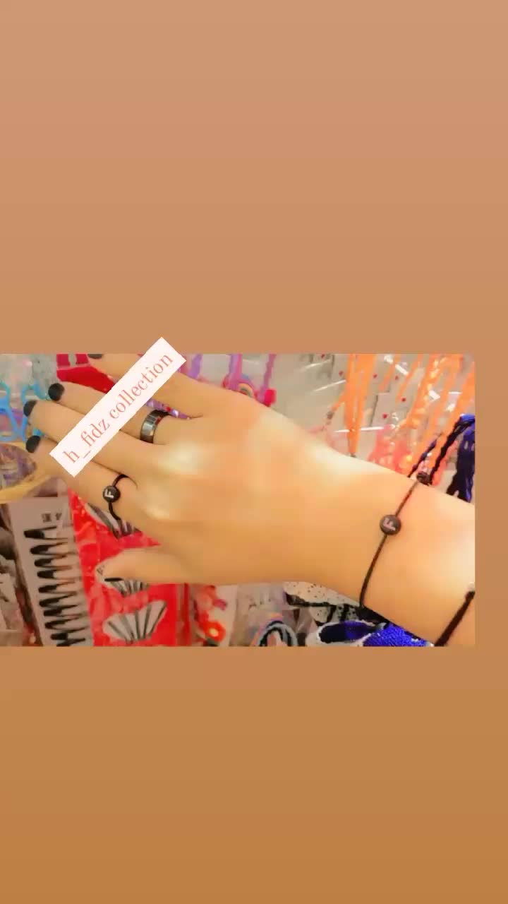 Set gelang+cincin inisial
