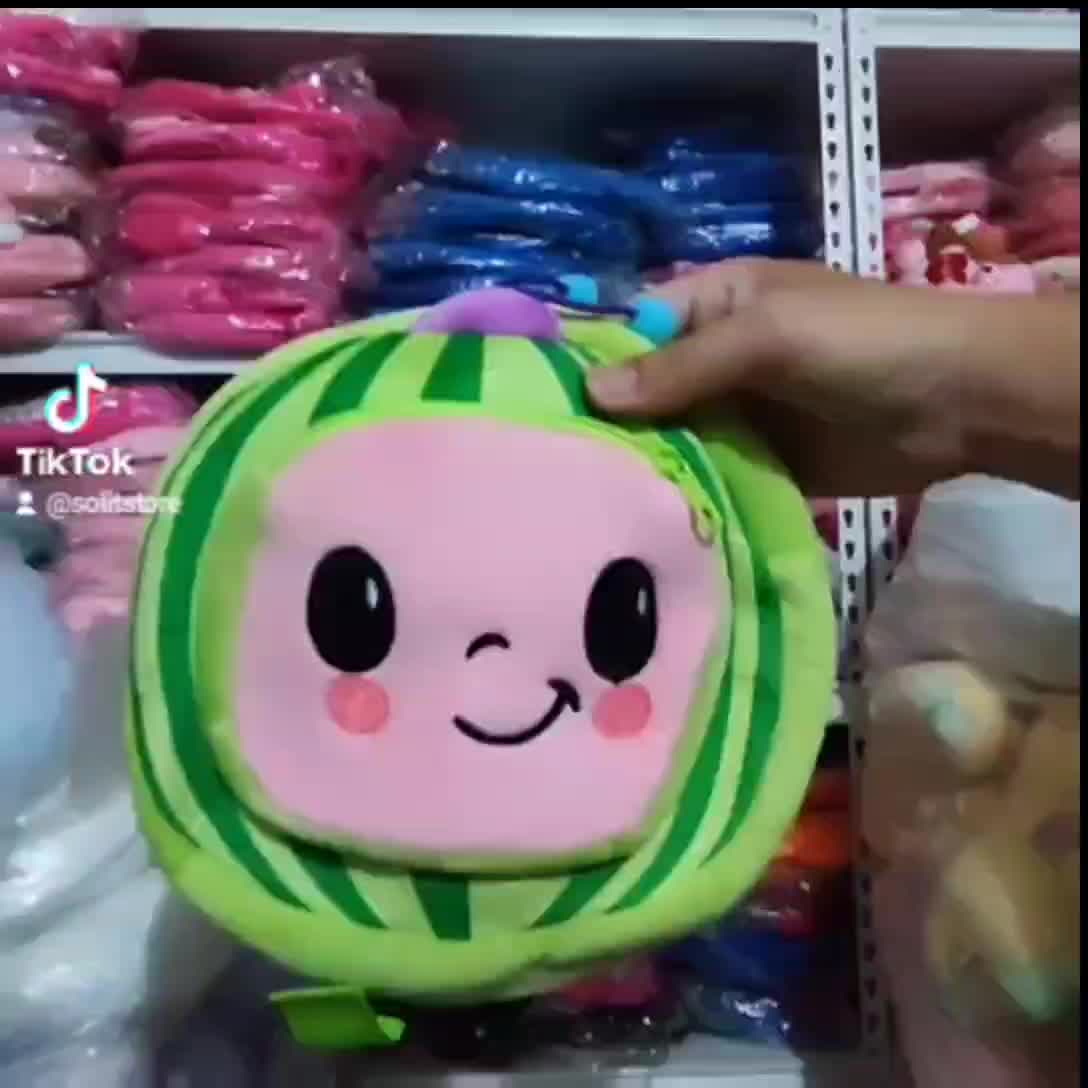 Tas Punggung Backpack Anak Boneka Melon Shark Huggy Wuggy Sonic Import Size M