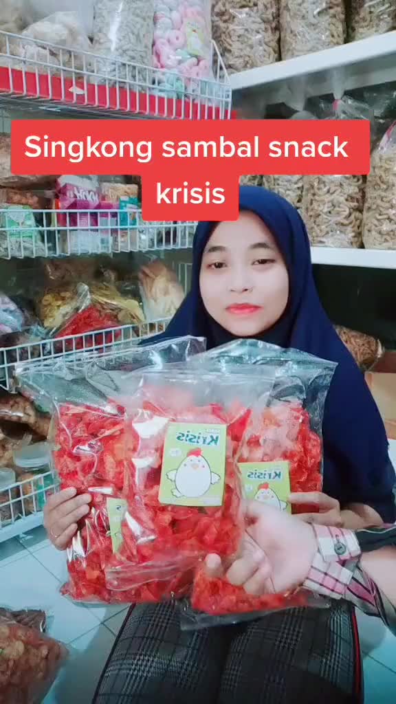 500 gram Singkong sambal pedas balado enak