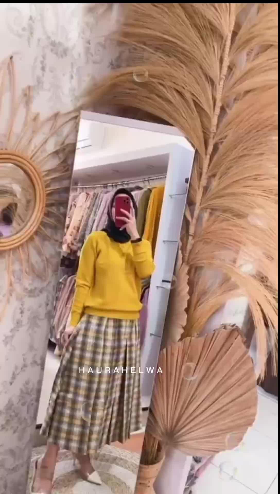 Rok midi 7/8 flanel haurahelwa