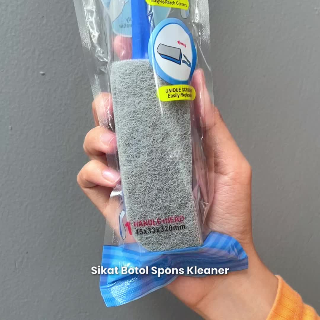 [COD] Kleaner Sikat Botol Sponge Panjang Anti Gores