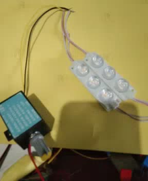 MODUL LAMPU LED KILAT/BLITZ PESAWAT 12/24 VOLT SETELAN +2 LED 3 MATA
