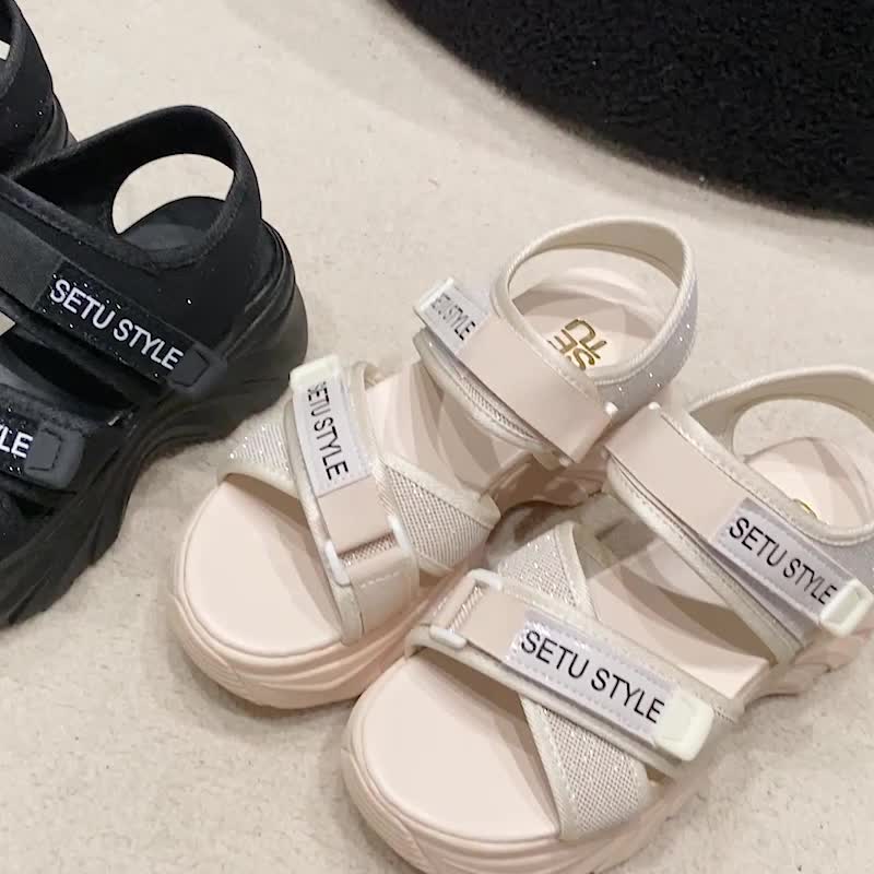 SETU Serri Sandal Lebaran 2024 Wanita Tipe Perekat OOTD Cewek 098