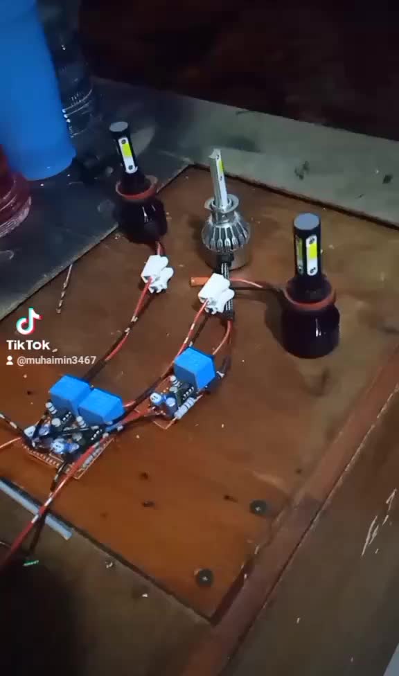 modul blitz tanpa kotak 24-12 volt