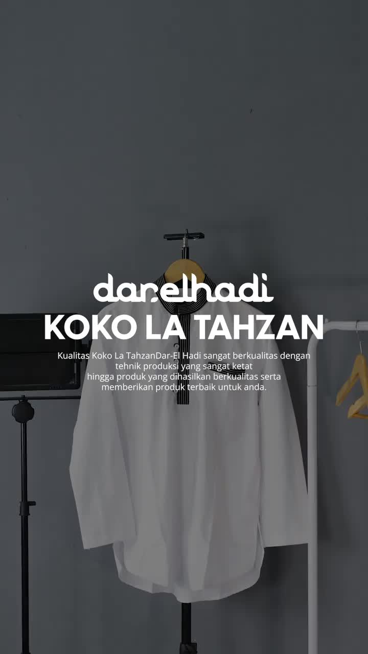 Baju Koko Latahzan Musim Pria Lengan Panjang Bahan Katun Toyobo Motif Bordir Fobdg Muslim