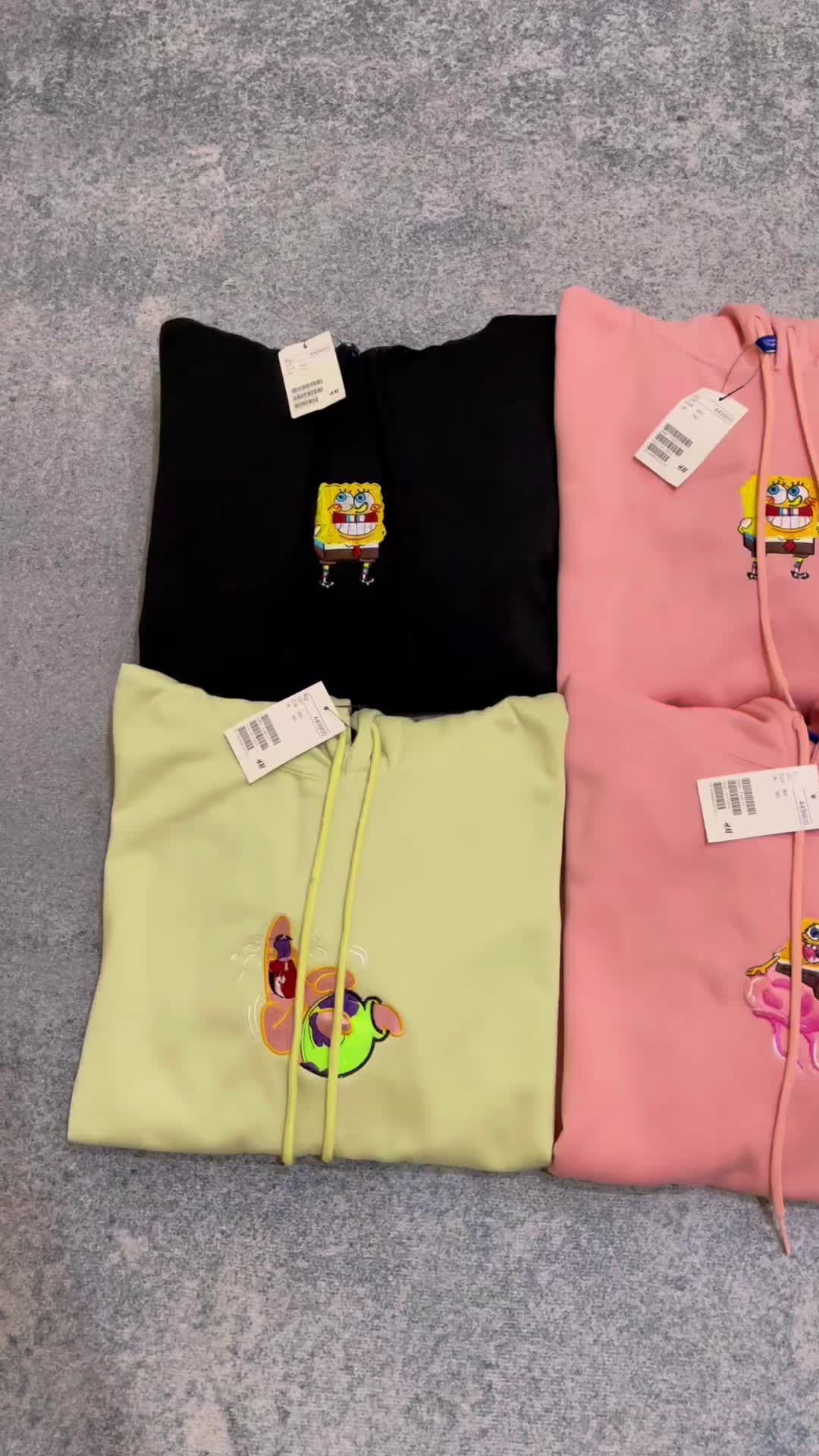 HOODIE HM SPONGEBOB/PATRICK