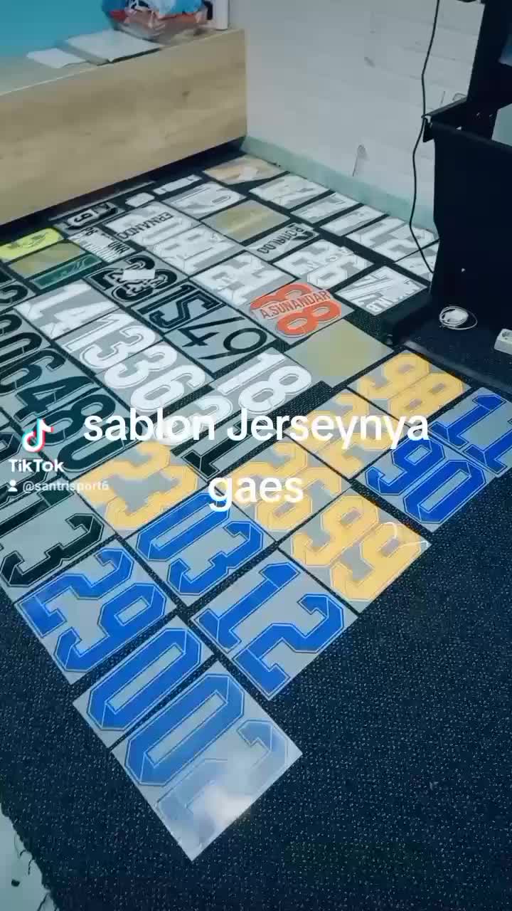 sablon setrika nama dan punggung