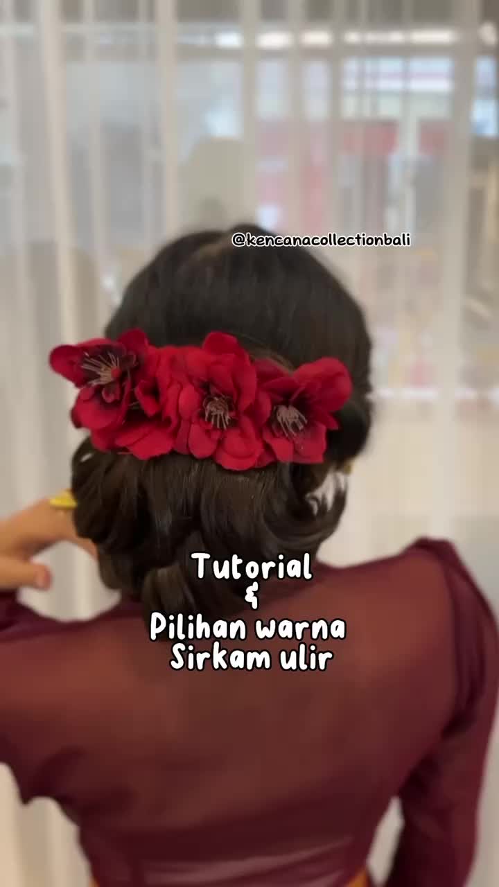 Sanggul sirkam ulir /  Hiasan Rambut Wanita Perempuan / sanggul praktis / sirkam rambut