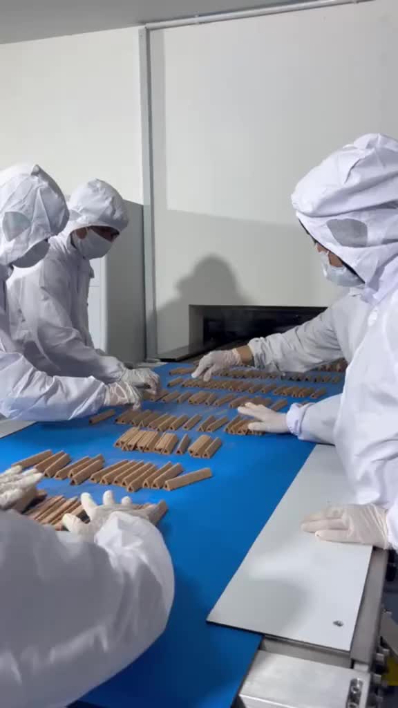 COD/KALIO wafer/Batang cokelat panjang dengan sudut cokelat/berisi isian/kue kering berbentuk segitiga/makanan ringan/lapisan cokelat/cokelat/batang cokelat/makanan ringan untuk bersantai. Chocolate Food delfi  almond coklat