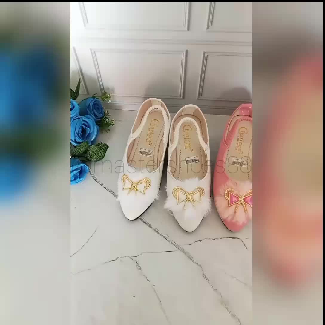 MASTER EG07 - Sepatu selop anak perempuan terbaru / sepatu sandal pesta anak cewe termurah / sendal anak cewek viral lucu