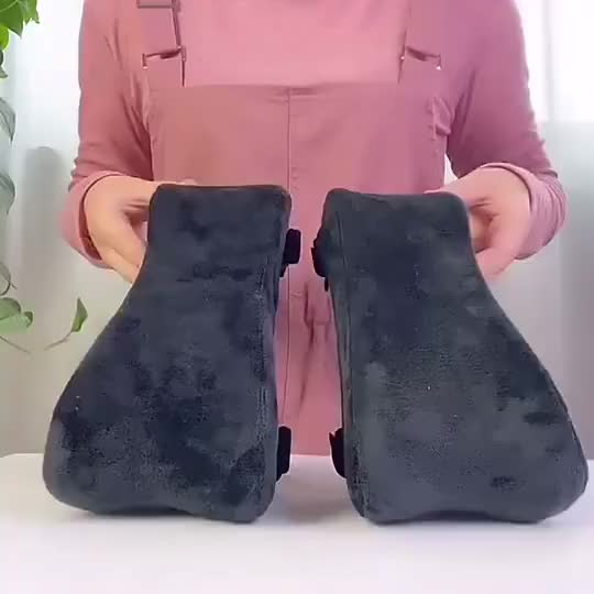 2Pcs / Set BUSA Bantalan Sandaran Tangan Kursi Bangku Kantor Gaming Arm Rest Seat Kain