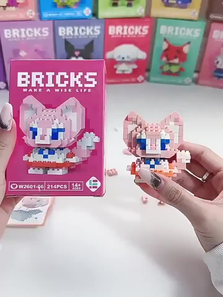 Mainan Nano Anak BLOKS PUZZLEE DIY EDUKASI Balok Toys Rumah