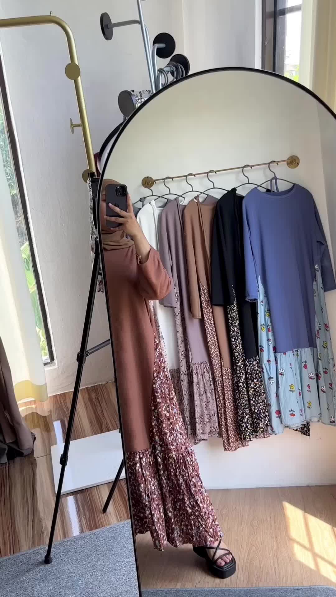 ICHANA MIDI KOMBI MOTIF RANDOM || KNITE MIX RAYON Bunga