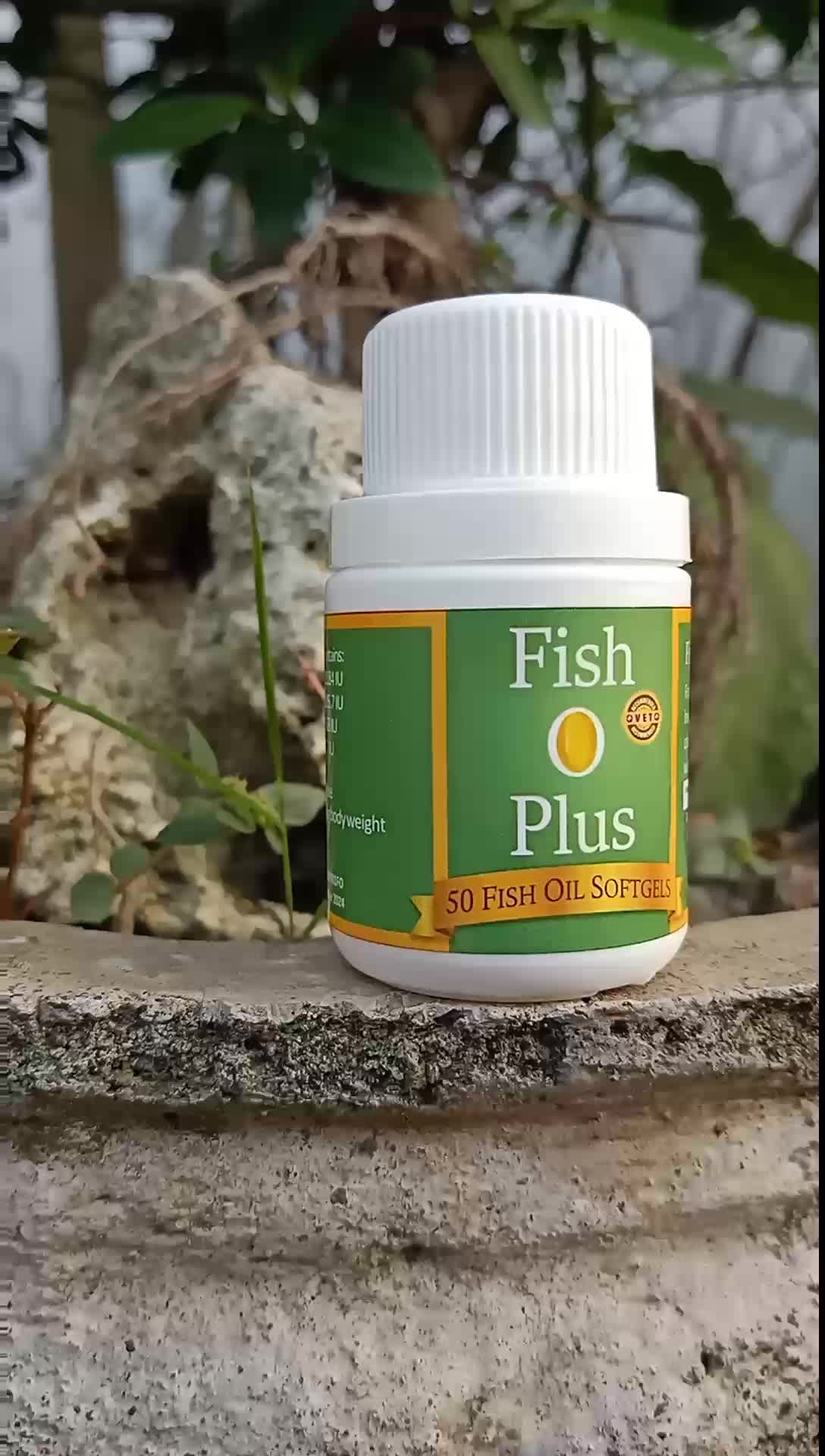 FISH O PLUS 50 KAPSUL SOFTGEL MINYAK IKAN + VITAMIN
