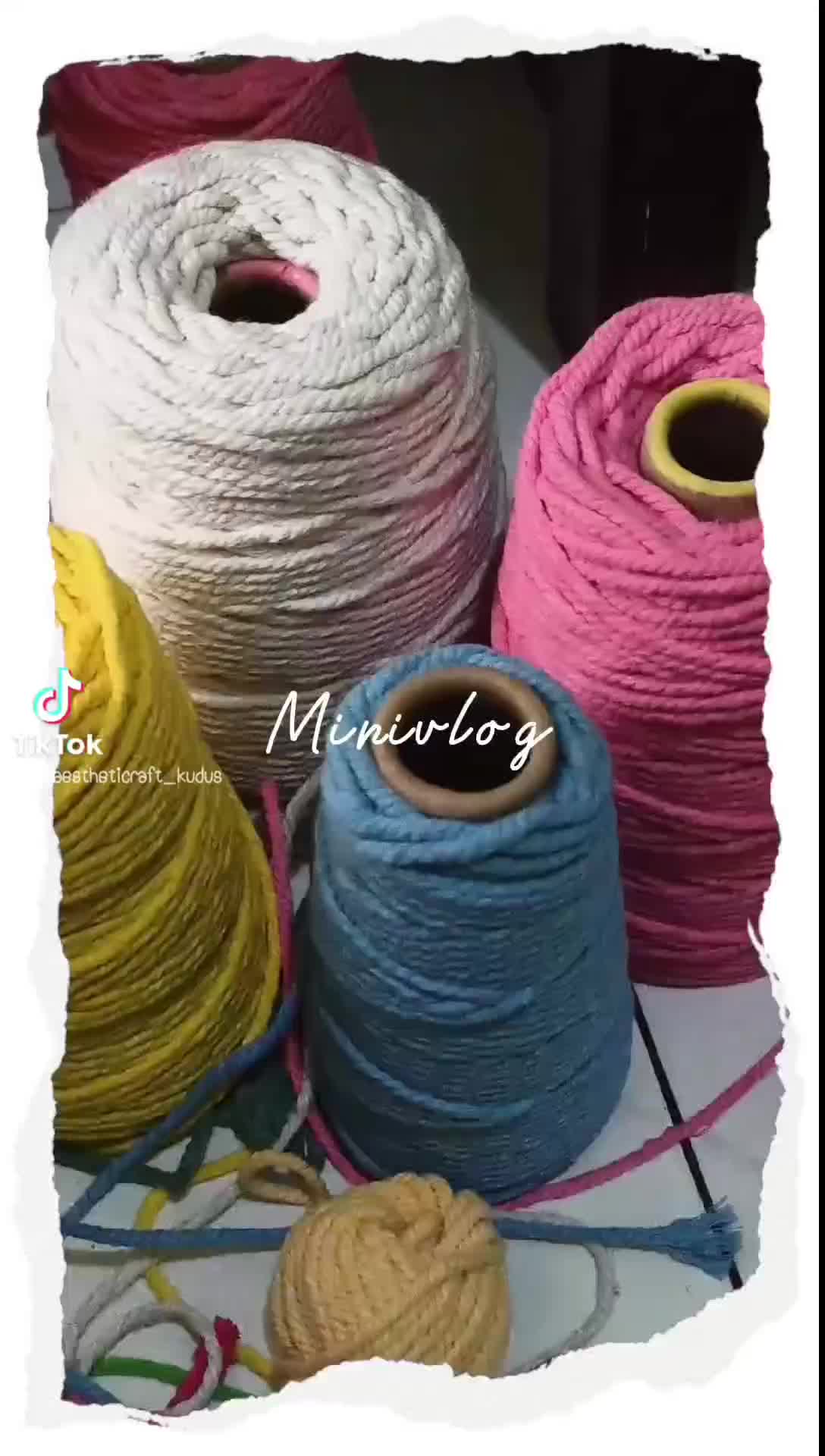 Strap Bag Bunga Full Colour Macrame / Tali Tas Selempang Custom Handmade