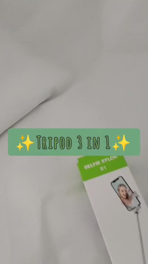 R01- Tripod Selfie Stick 3 IN 1 K07 Tongsis HP Remote Bluetooth Blue Holder Stainless Wireless Kamera HP Camera