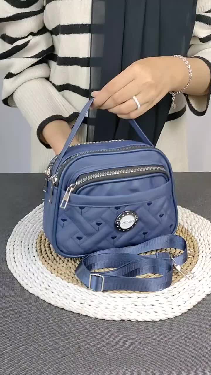 Luna Aura Tas Slempang Jinjing Wanita Pompom Leona 4 Ruang Slingbag Wanita Terbaru Tas ootd