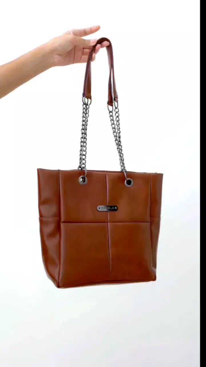 ENOLA Tas Wanita Bahu Tali Rantai Tote Hand Bag Kerja Perempuan 6021 Totebag