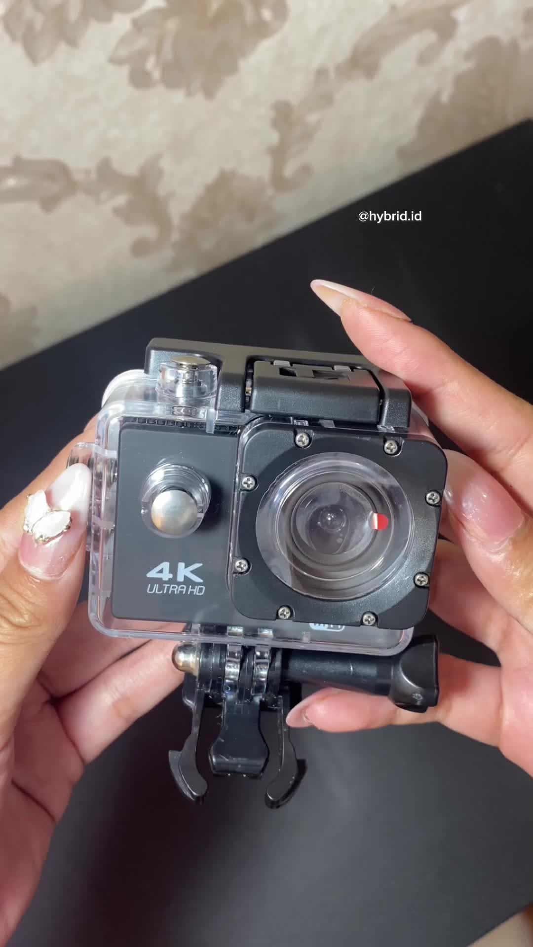 Kamera Kogan WIFI Camera Action Cam 4K Ultra HD 1080P 16MP Camera Vlogger Anti Air/Waterproof untuk vlogger/riding (WITH WIFI) Screen Lcd Gopro