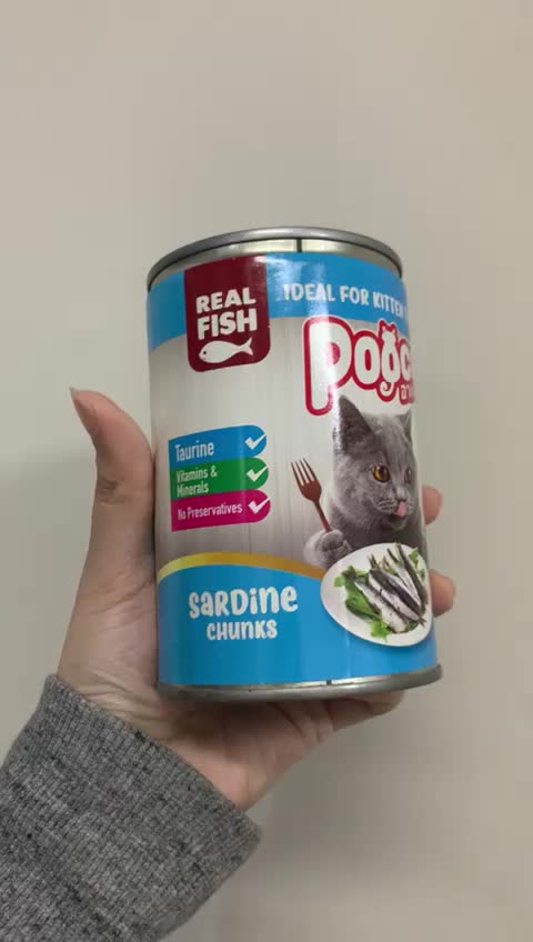 SARDINE - poocha 400gr promo - makanan kucing - poocha wetfood - For Kitten & Adult Cat. pakan kucing import. pakan kucing tanpa pengawet