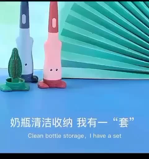 Sikat Botol Silicon 3in 1 | Pembersih Botol susu Bayi Lentur dan Awet Baby Bottle Brush