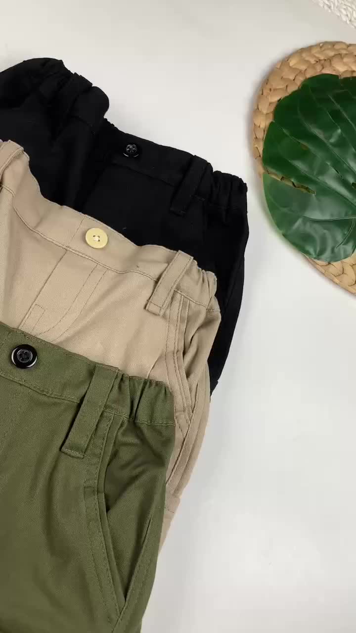 Bronkis Junior Cargo Pendek Anak Laki Bahan Stretch untuk usia 0 - 10 tahun Kids