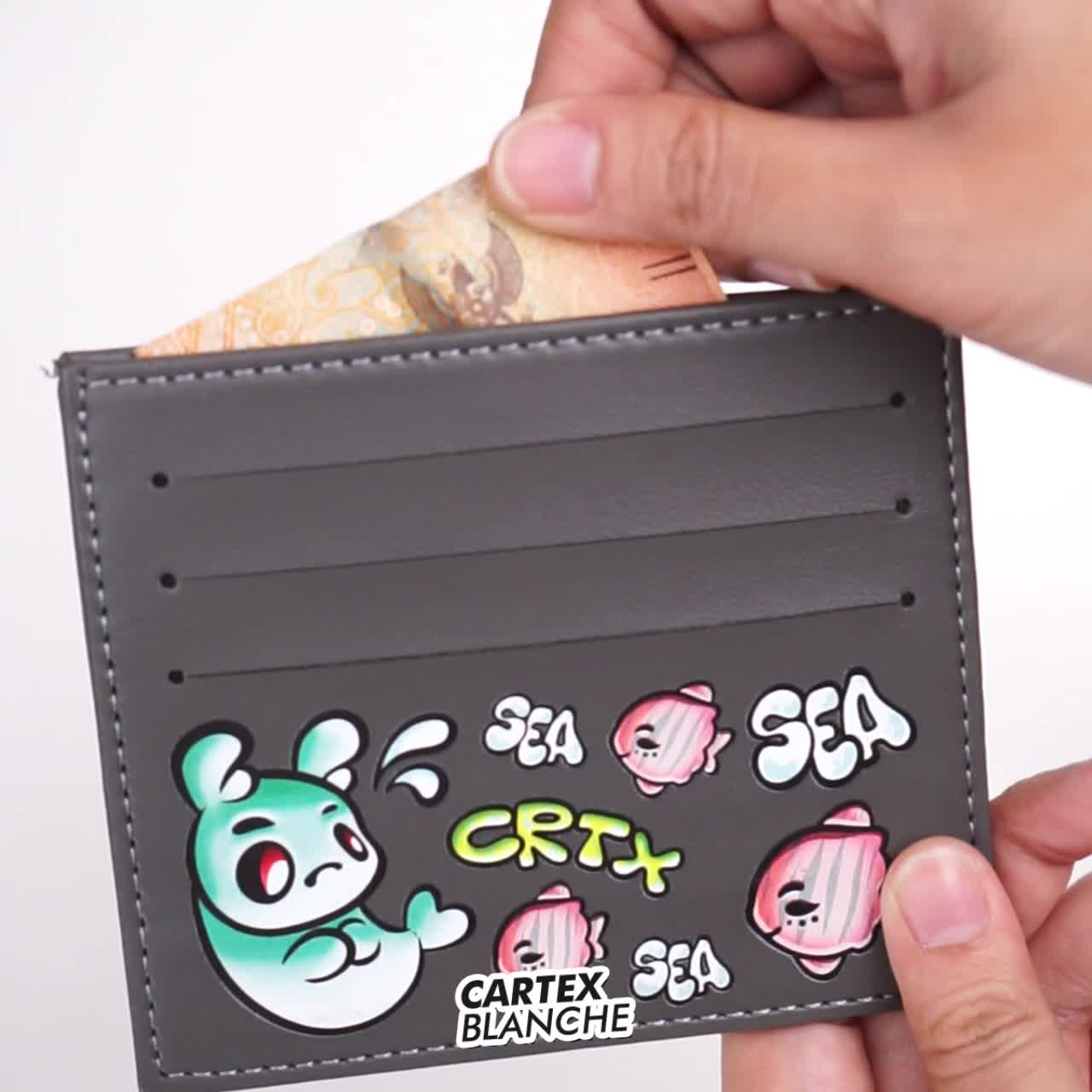 Cartexblanche Bowie Ribbon Card Holder Unisex Dompet Kartu
