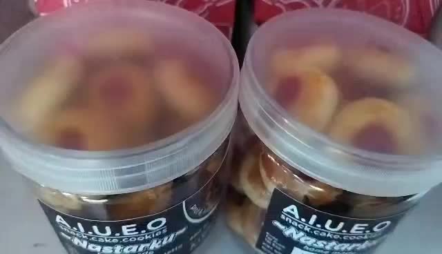 Kue Nastar Donat tanpa toping keju 600ml