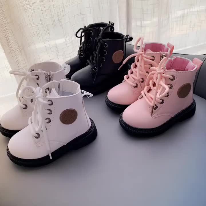 SPT145B sepatu anak size 21-30 import usia 1-5 tahun model boots tali sleting samping resleting zipper kulit semi sintetis fashion walker shoes toddler kids cewek cowok boy girl laki perempuan